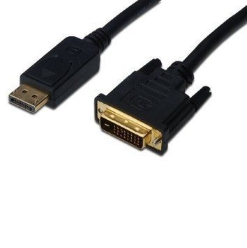 Digitus Кабель DisplayPort > DVI-D (M/M), 2м, чорний AK-340301-020-S фото