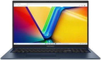 ASUS Ноутбук Vivobook 17 X1704VA-AU531 17.3" FHD IPS, Intel i5-1334U, 16GB, F512GB, UMA, NoOS, Голубой 90NB10V2-M00LK0 фото