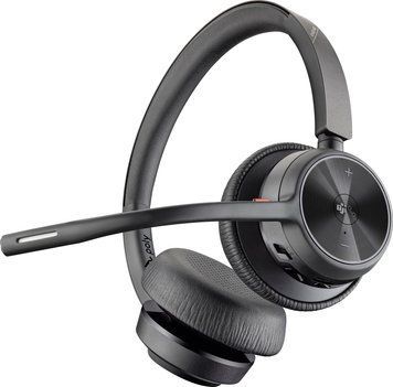 Poly Гарнітура комп'ютерна стерео On-ear Voyager 4320-M з адаптером BT700, USB-A, Bluetooth, всеспрямований, Acoustic fence, сертифікат Microsoft Teams, чорний 77Y98AA фото