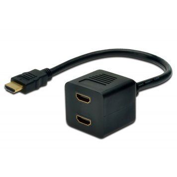 Digitus Адаптер HDMI > 2xHDMI (M/F), Full HD AK-330400-002-S фото