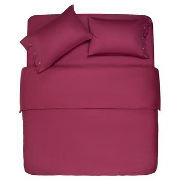 ARDESTO Простирадло на резинці Mix&Match, 180x200+30см, 100% бавовна, сатин, ягідний