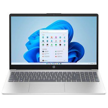 HP Ноутбук 15-fc0000ua 15.6" FHD IPS AG, AMD R5-7520U, 16GB, F1024GB, UMA, DOS, сріблястий 825G2EA фото