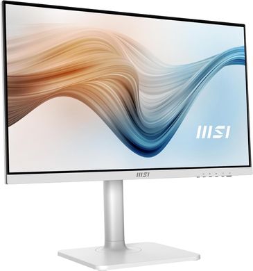 MSI Монитор 23.8" Modern MD2412PW HDMI, USB-C, MM, IPS, 100Hz, 4ms, sRGB 114%, Pivot, белый 9S6-3PA59H-078 фото