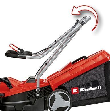 Einhell Газонокосарка акумуляторна безщіткова GE-CM 18/33 Li- Solo 18В 33см 25-65мм 30л 10.1кг без АКБ і ЗП 3413266 фото