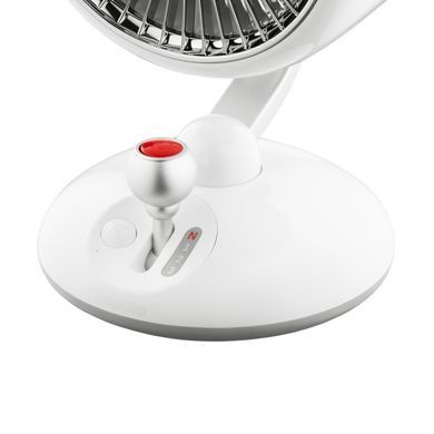 ARDESTO Вентилятор FT-F3600BL настільний, 12см, акумулятор, підсвічування, USB-A Type-C, білий