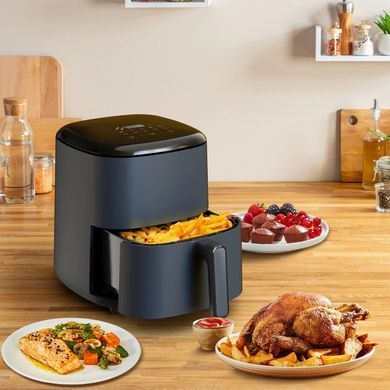 Tefal Мультипечь Easy Fry Max, 1500Вт, чаша-5л, сенсорное управл., 10 программ, пластик, черный EY245B10 фото