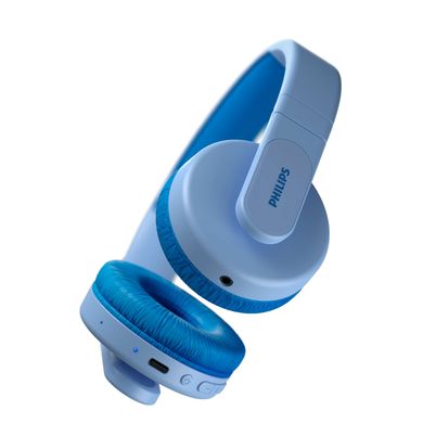 Навушники Philips Kids TAK4206 On-ear Colored light panels Wireless Mic Синій TAK4206BL/00 фото
