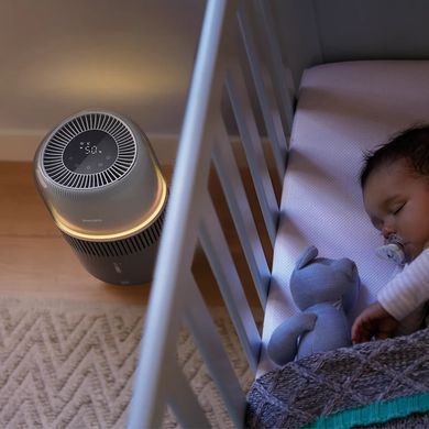 Philips Зволожувач повітря традиційне зволоження Series 5000, 56м2, 4.5л, 400мл/г, електр. кер-ння, режим сну, нічник, темно-сірий