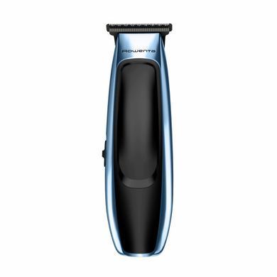 Rowenta Машинка для стрижки Barber Experience, сеть+акум., роторный мотор, насадок-5, кейс, нерж. сталь, синий TN1851E0 фото
