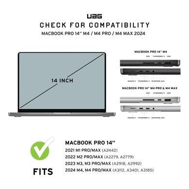 UAG UAG Apple Macbook Pro 14IN (M4/3/2) Essential Armor Ice 134011114343 фото