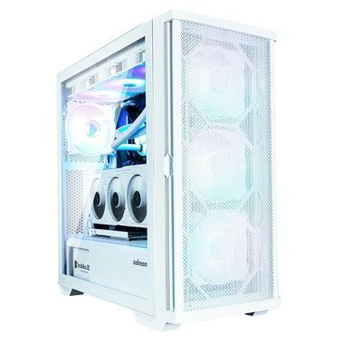 Zalman Корпус Z10 Duo, без БП, 2xUSB3.0, 1xUSB Type-C, 3x140мм ARGB, 1x120мм ARGB, VGA 395мм, LCS ready, TG Side Panel, EATX, белый Z10DUOWHITE фото