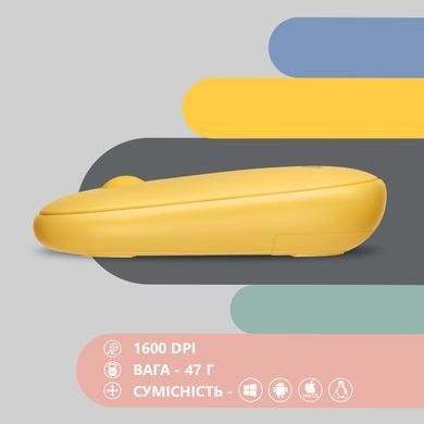 Миша 2E MF300 Silent WL BT Sunny yellow 2E-MF300WYW фото