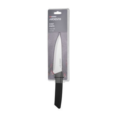 ARDESTO Кухонный нож поварской Gemini Gourmet, 15.5см, нержавеющая сталь, пластик, черный AR2133SB фото