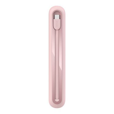 Belkin Акумулятор портативний літій-іонний Power Bank Belkin 20000мА&middot;год, 20Вт, з інтегрованим кабелем USB-C, рожевий BPB024HQPK фото