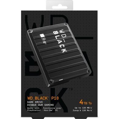Портативний жорсткий диск WD 4TB USB 3.1 WD BLACK P10 Game Drive WDBA3A0040BBK-WESN фото