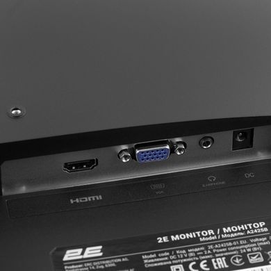 2E Монітор 2E 23.8" A2425B D-Sub, HDMI, VA, 100Hz, FreeSync 2E-A2425B-01.EU фото