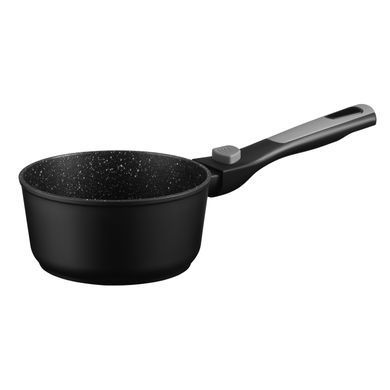 ARDESTO Saucepan with glass lid Gemini Bari, 1.3l, aluminum, black AR1913AS фото
