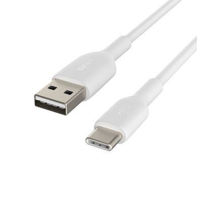Belkin Кабель USB-A - USB-С PVC 1m White CAB001BT1MWH фото