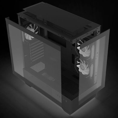 Zalman Корпус Chronix V2 без БЖ, 1xUSB3.0, 1xUSB2.0, 1x Type C, 2x120мм ARGB Reverse, 4x120мм ARGB, VGA 410мм, LCS ready, TG Side/Front Panel, ATX, чорний CHRONIXV2BLACK фото