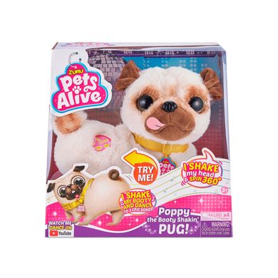 Интерактивная мягкая игрушка PETS ALIVE – ТАНЦУЮЩИЙ МОПС 9521 фото