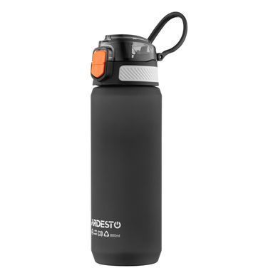 ARDESTO Пляшка для води Matte 800мл, пластик, чорний