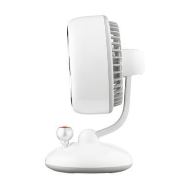 ARDESTO Вентилятор FT-F3600BL настільний, 12см, акумулятор, підсвічування, USB-A Type-C, білий