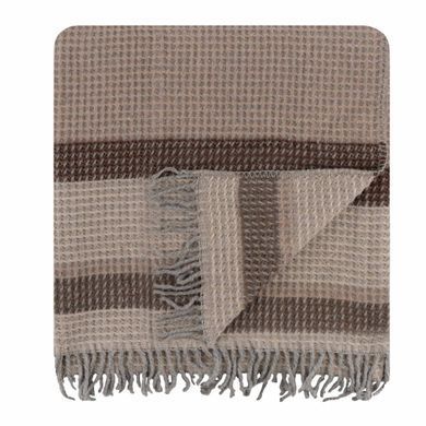 ARDESTO Плед ARDESTO Leonardo 150х200см, 50% бавовна, 30% поліестер, 20% акрил, піке, коричневий