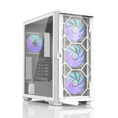 Zalman Корпус Z10 Duo, без БП, 2xUSB3.0, 1xUSB Type-C, 3x140мм ARGB, 1x120мм ARGB, VGA 395мм, LCS ready, TG Side Panel, EATX, белый Z10DUOWHITE фото