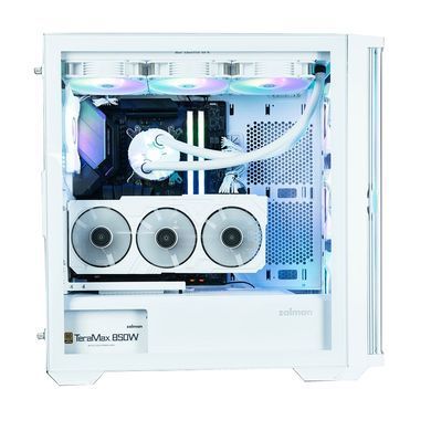 Zalman Корпус Z10 Duo, без БП, 2xUSB3.0, 1xUSB Type-C, 3x140мм ARGB, 1x120мм ARGB, VGA 395мм, LCS ready, TG Side Panel, EATX, белый Z10DUOWHITE фото