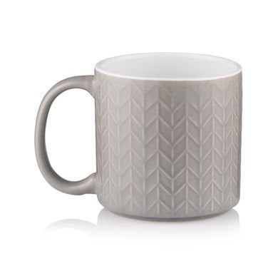 ARDESTO Mug Francesca, 360 ml, ceramics, light gray AR3482G фото