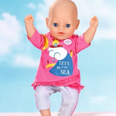 Одежда для куклы BABY BORN &ndash; РОЗОВЫЙ КОСТЮМЧИК (36 cm) 831892 фото