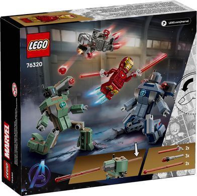LEGO Конструктор Super Heroes Залізна людина та Бойова Машина проти Хаммер Дронів 76320 фото