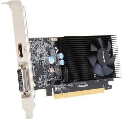 Gigabyte Видеокарта GeForce GT 1030 2GB GDDR4 Low Profile Silent GV-N1030D4-2GL фото