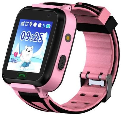 Детские телефон-часы с GPS трекером GOGPS ME К07 Розовые K07PK фото