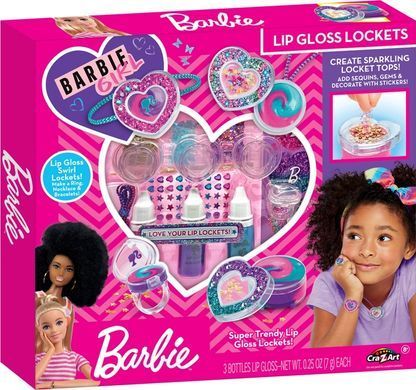 Cra-Z-Art Набір дитячої косметики Barbie Sparkle Lockets 34068CRA фото
