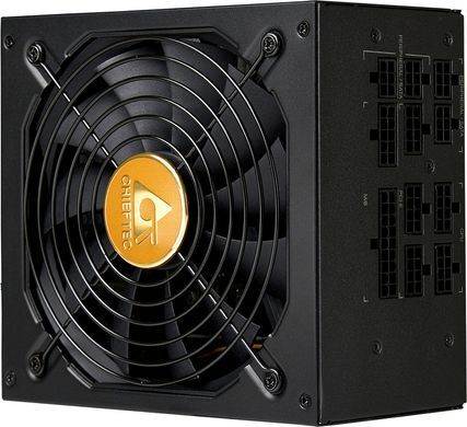 Chieftec Блок питания Polaris (1250W), >90%, 80+ Gold, 135mm FDB, 1xMB 24pin(20+4), 2xCPU 8pin(4+4), 4xMolex, 12xSATA, 4xPCIe 8pin(6+2), 1xPCIe GEN5 16pin, Fully Modular PPS-1250FC-A3 фото