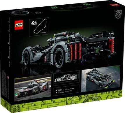 LEGO Конструктор Technic PEUGEOT 9X8 24H Le Mans Hybrid 42156 фото