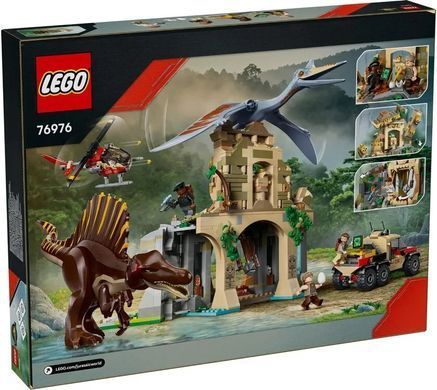 LEGO Конструктор LEGO Jurassic World Повітряна місія зі спинозавром і кетцалькоатлем 76976 фото