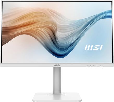 MSI Монитор 23.8" Modern MD2412PW HDMI, USB-C, MM, IPS, 100Hz, 4ms, sRGB 114%, Pivot, белый 9S6-3PA59H-078 фото