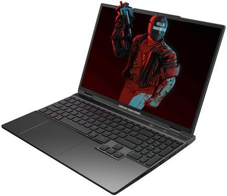 Dream Machines Ноутбук Dream Machines RG4060-15 15.3WQXGA IPS, Intel i7-14650HX, 32GB, F1TB, NVD4060-8, DOS, чорний RG4060-15UA48 фото