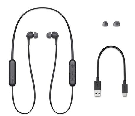 Наушники Sony WI-XB400 In-ear Wireless Mic Black WIXB400B.CE7 фото