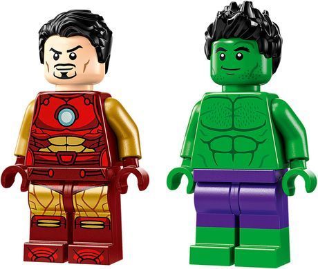 LEGO Конструктор Marvel Железный Человек на мотоцыкле и Халк 76287 фото