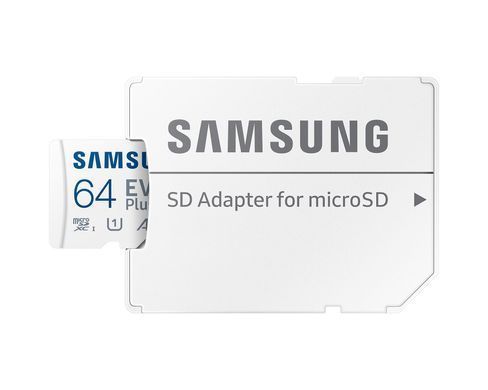 Samsung Карта памяти microSDXC 64GB C10 UHS-I R130MB/s Evo Plus + SD MB-MC64SA/EU фото