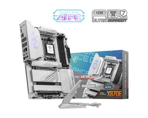 MSI Материнcкая плата MPG X870E EDGE TI WIFI sAM5 X870E 4xDDR5 M.2 HDMI WiFi BT ATX 911-7E59-001 фото