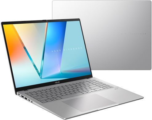 ASUS Ноутбук ASUS Vivobook S16 M3607GA-SH010 16" FHD OLED, AMD AI 7 445, 16GB, F512GB, UMA, NoOS, Сріблястий 90NB17M2-M000B0 фото