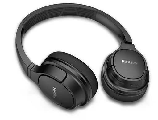 Наушники Philips ActionFit TASH402 Over-Ear IPX4 Wireless Mic Black TASH402BK/00 фото