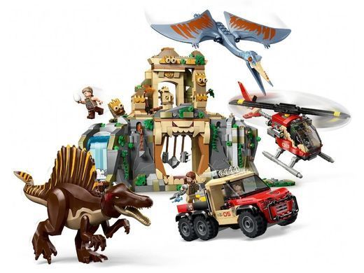 LEGO Конструктор LEGO Jurassic World Повітряна місія зі спинозавром і кетцалькоатлем 76976 фото