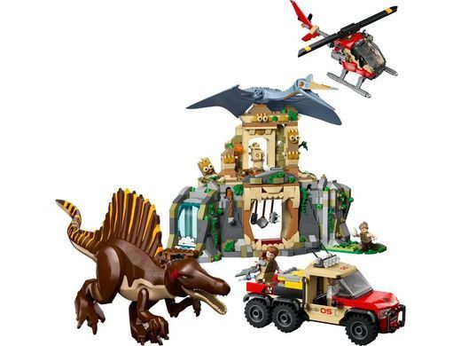 LEGO Конструктор LEGO Jurassic World Повітряна місія зі спинозавром і кетцалькоатлем 76976 фото