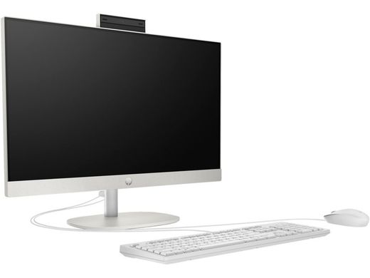 HP ПК моноблок 240-G10 23.8" FHD IPS AG, Intel N300, 8GB, F512GB, UMA, WiFi, кл+м, 3г, Win11P, белый 936J0EA фото