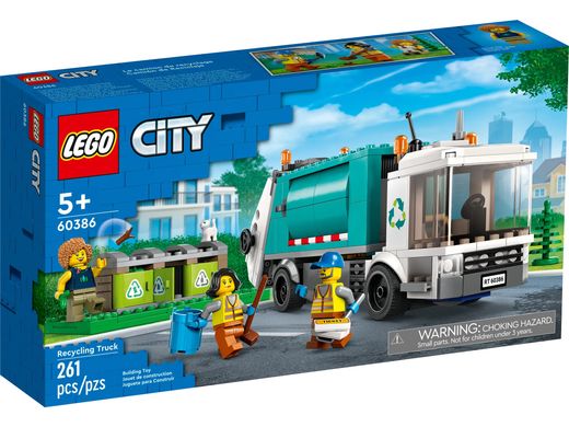 Конструктор LEGO City Мусороперерабатывающий грузовик 60386 фото